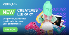 NEW! RollerAds Creatives Library