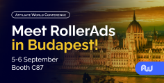 Meet RollerAds at Affiliate World Conference in Budapest