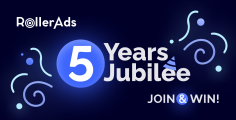 RollerAds Is Turning Five! Celebrate with Us and Win Amazing Prizes