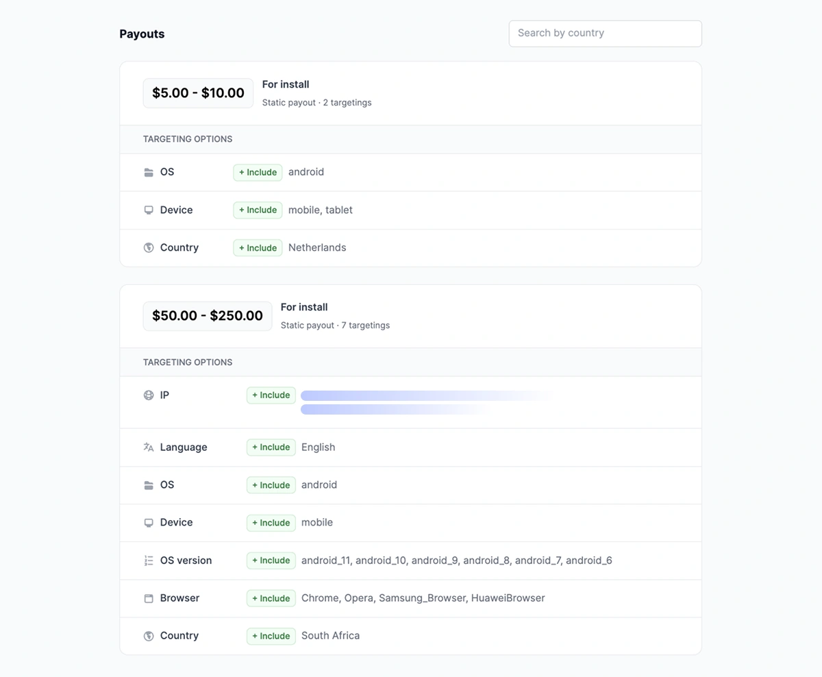 Where to find offer's full terms description