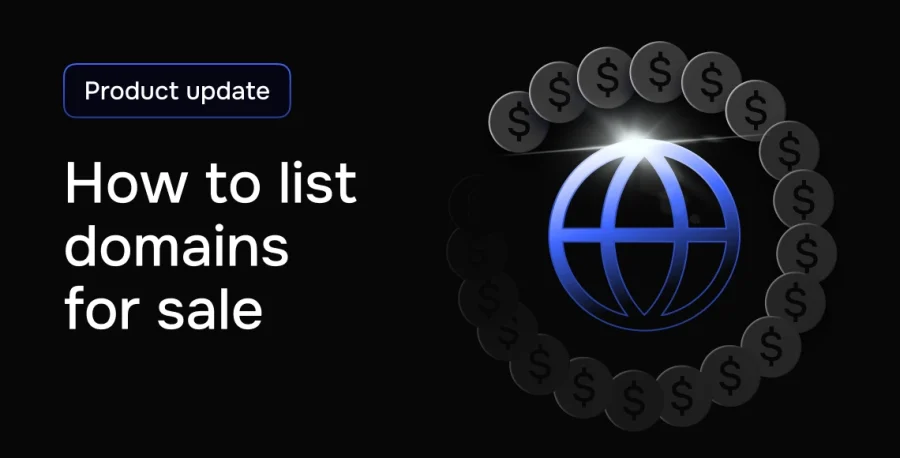 Now, along with monetization, you can list your domains for sale. Learn how in this guide.