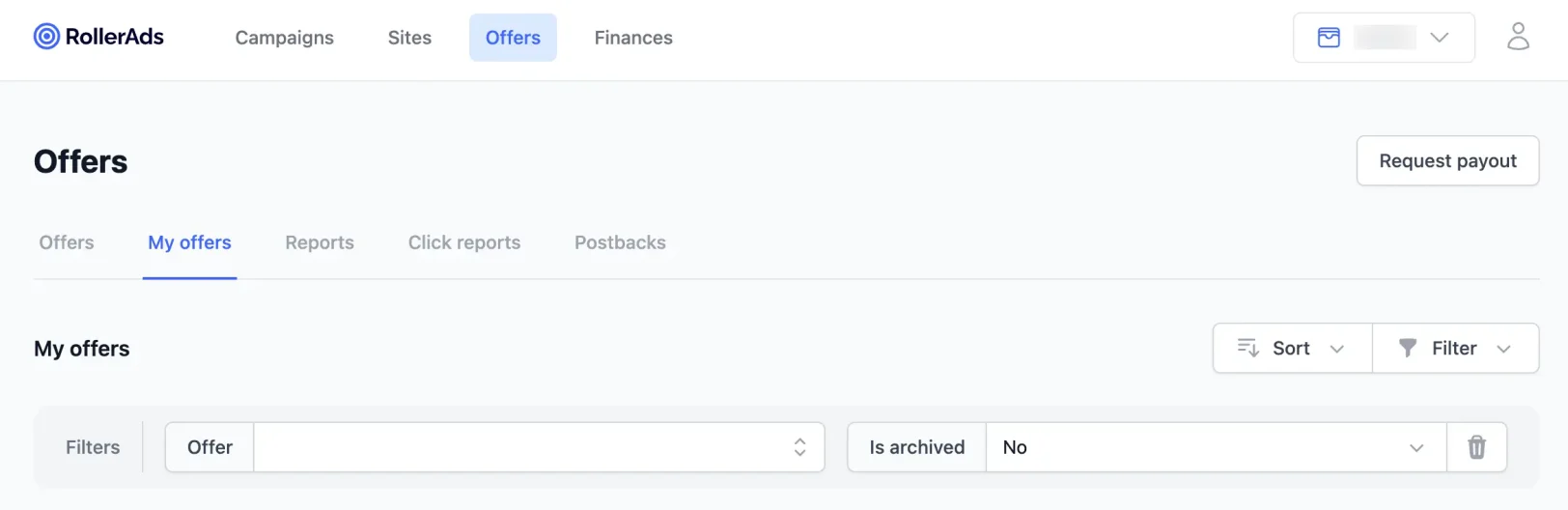 The offers you work with are now in the dedicated tab within the Offers section of the platform.